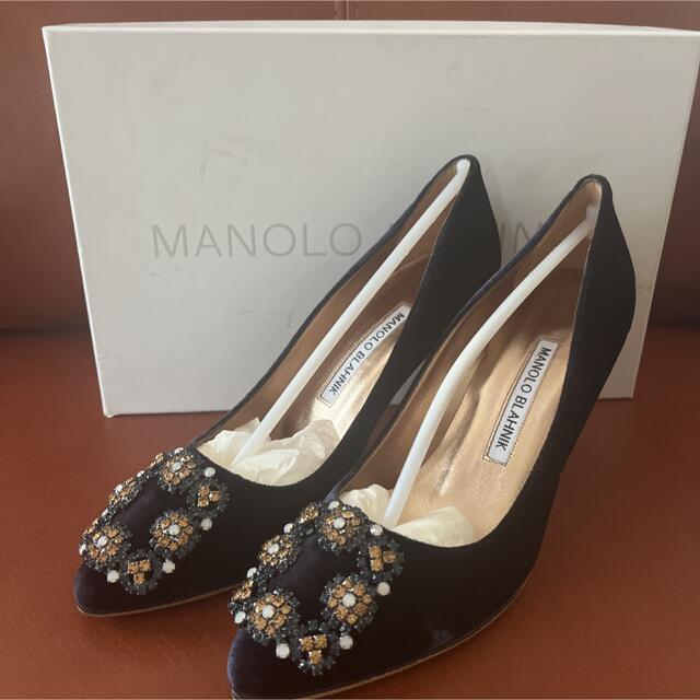 マノロブラニク ハンギシ MANOLO BLAHNIK パンプス 34 1/2 通販 www