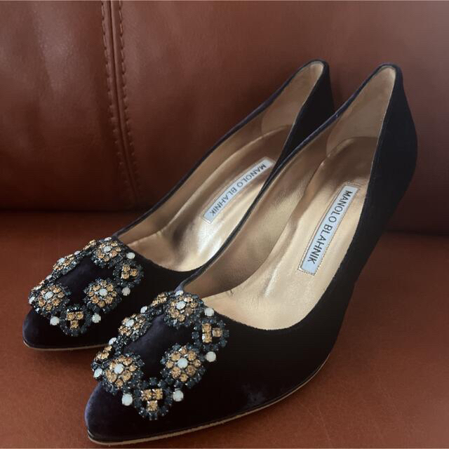 マノロブラニク ハンギシ MANOLO BLAHNIK パンプス 34 1/2 まとめ買い