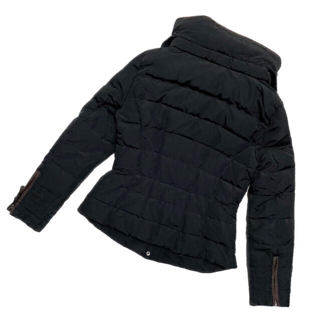 ZARA - ZARA BASIC グレーダックダウン ファー ジャケット M ZARA - ZARA BASIC グレーダックダウン ファー ジャケット M