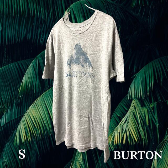 BURTON S 着画有◇BURTON Tシャツ グレー ビッグプリントの通販 by Free Hill's Store｜バートンならラクマ