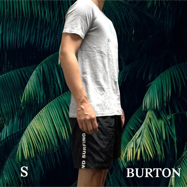 BURTON(バートン)のS 着画有◆BURTON Tシャツ　グレー ビッグプリント メンズのトップス(Tシャツ/カットソー(半袖/袖なし))の商品写真