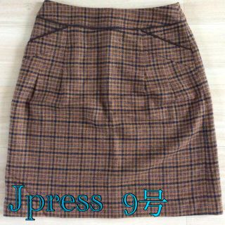 ジェイプレスレディス(J.PRESS LADIES)の【美品】Jpress スカート(ひざ丈スカート)