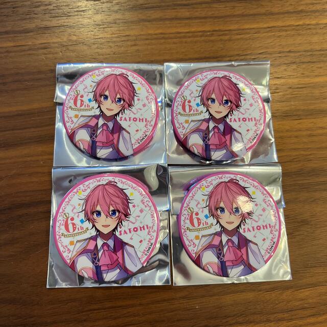 すとぷり6周年 さとみくん缶バッジ | フリマアプリ ラクマ