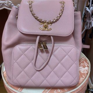 シャネル(CHANEL)のCHANELリュックピンク(リュック/バックパック)