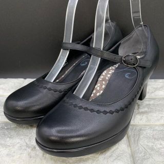 ダンスコ(dansko)の✨美品 dansko Bett Nappa ダンスコ パンプス 本革 ブラック(ハイヒール/パンプス)