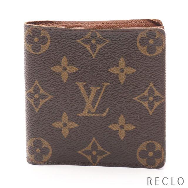 LOUIS VUITTON(ルイヴィトン)のポルトビエ6カルトクレディ モノグラム 二つ折り財布 札入れ PVC ブラウン メンズのファッション小物(長財布)の商品写真