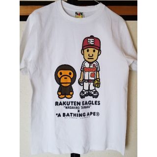 アベイシングエイプ(A BATHING APE)の【希少】A BATHING APE BAPE　楽天イーグルス　田中将大　コラボ(Tシャツ/カットソー(半袖/袖なし))