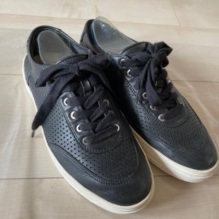 コールハーン(Cole Haan)のvia spiga アメリカ購入　ブラック　スニーカー(スニーカー)