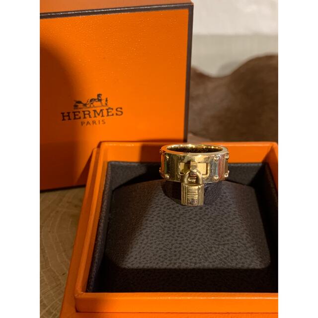 Hermes - エルメス　ヴィンテージ  イエローゴールド　ケリーリング　指輪