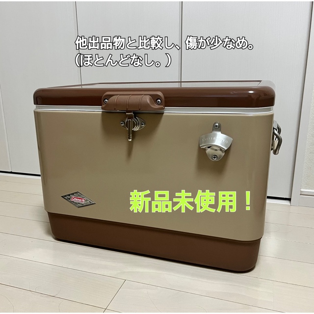 【新品未使用】バターナッツ　スチールベルトクーラー Coleman