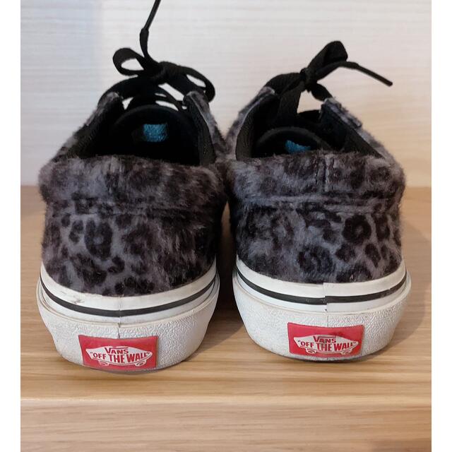 VANS(ヴァンズ)のお値下げ♡美品♡VANS☆ハラコ素材グレーヒョウ柄＊22cm キッズ/ベビー/マタニティのキッズ靴/シューズ(15cm~)(スニーカー)の商品写真