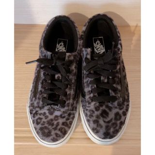 ヴァンズ(VANS)のお値下げ♡美品♡VANS☆ハラコ素材グレーヒョウ柄＊22cm(スニーカー)