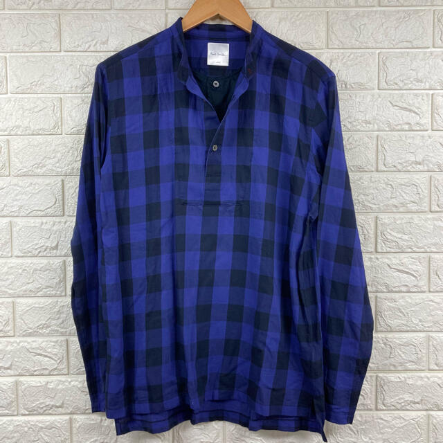 美品　21SS paul smith フェイクレイヤード　ブロックチェックシャツ