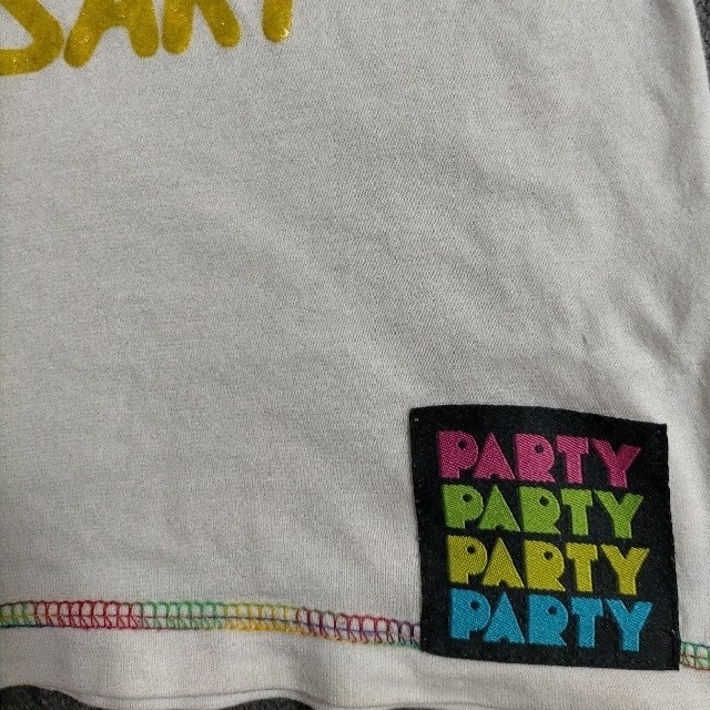 PARTYPARTY(パーティーパーティー)のparty party パーティパーティ半袖プリントTシャツ(120) キッズ/ベビー/マタニティのキッズ服男の子用(90cm~)(Tシャツ/カットソー)の商品写真