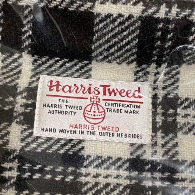 Harris Tweed ハンドバッグ チェック柄 モノトーン ビニールバッグ レディースのバッグ(ハンドバッグ)の商品写真