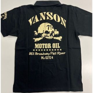 バンソン(VANSON)の非売品 VANSON ポロシャツ SP-T-53 BLACK サイズ  L(ポロシャツ)