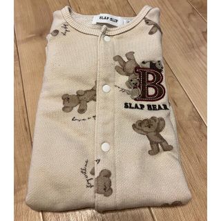 ベベ(BeBe)のslap slip  60  ロンパース　　テディベア(ロンパース)