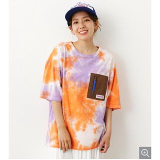 ロデオクラウンズワイドボウル(RODEO CROWNS WIDE BOWL)のロデオクラウンズ タイダイ アウトドア Tシャツ(Tシャツ(半袖/袖なし))