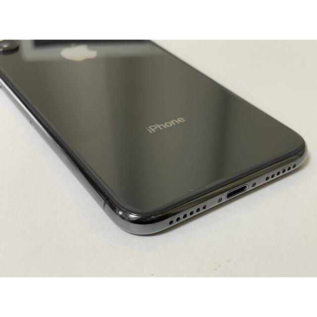 ■美品SIMフリーiPhoneX 256GB 判定◯ 残債なしバッテリー新品■ 4