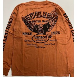 バンソン(VANSON)の非売品 VANSON 長袖 Tシャツ SP-T-83 BROWN サイズ L(Tシャツ/カットソー(七分/長袖))