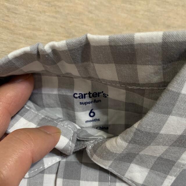 carter's(カーターズ)の新品　長袖シャツ　ズボン　セットアップ　6M（60cm）ベビー服　出産　2 キッズ/ベビー/マタニティのベビー服(~85cm)(Ｔシャツ)の商品写真