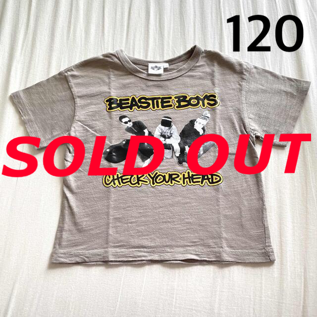 定価3289円MARKEY'S 別注BEASTIE BOYSメンバーロゴTシャツ120ベージュ