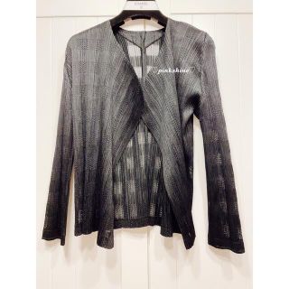 プリーツプリーズイッセイミヤケ(PLEATS PLEASE ISSEY MIYAKE)のPLEATS PLEASE カーディガン/美品(カーディガン)