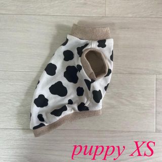 犬服【小型犬puppy XS】🐮All牛さん🐮ベージュ(ペット服/アクセサリー)