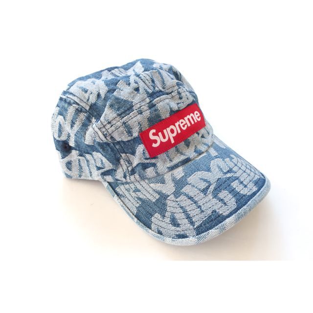 Supreme Fat Tip Jacquard Denim Camp Cap