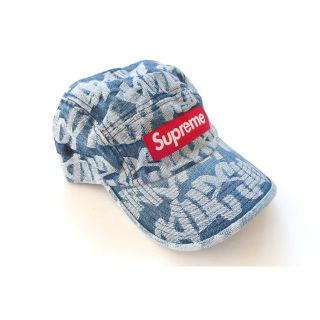 シュプリーム(Supreme)のSupreme Fat Tip Jacquard Denim Camp Cap(キャップ)