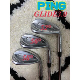 ピン(PING)のPING GLIDE3.0 ウェッジ(58°/56°/52°)(クラブ)