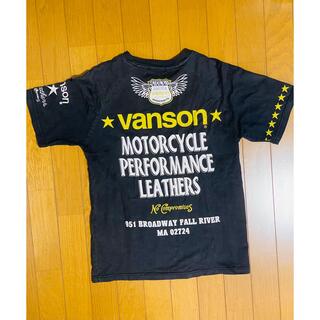 バンソン(VANSON)のVANSON Tシャツ ブラック サイズ S(Tシャツ/カットソー(半袖/袖なし))