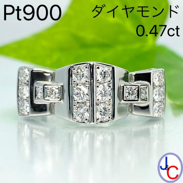 POLA - 【JB-2540】Pt900 天然ダイヤモンド リング