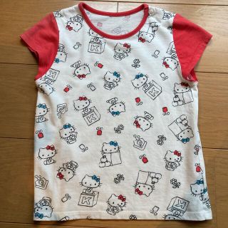 ユニクロ(UNIQLO)のユニクロ　ハローキティー　Tシャツ　100cm(Tシャツ/カットソー)