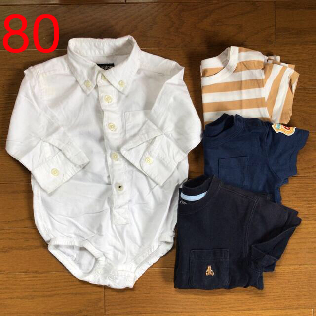 OshKosh(オシュコシュ)の80cm★4点セット★オシュコシュ キッズ/ベビー/マタニティのベビー服(~85cm)(Ｔシャツ)の商品写真