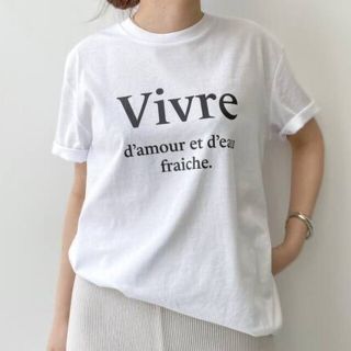 アパルトモンドゥーズィエムクラス(L'Appartement DEUXIEME CLASSE)のアパルトモン ルベーシック White LOGO Tee(Tシャツ(半袖/袖なし))