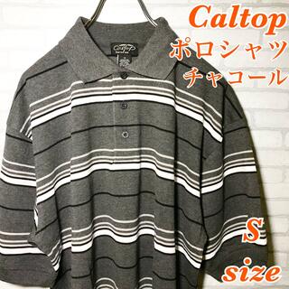 カルトップ(CALTOP)のCaltop  カルトップ S ボーダー ポロシャツ チカーノ 半袖 USA製(ポロシャツ)