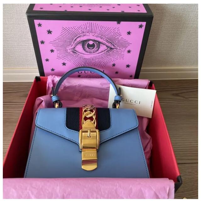 公式】 - Gucci GUCCI ブルー新品未使用 箱付き ショルダー