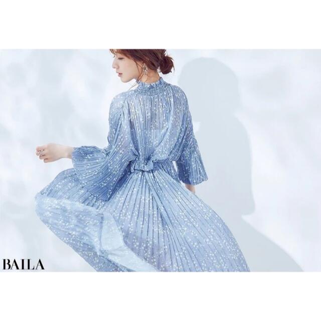 DOUBLE STANDARD CLOTHING(ダブルスタンダードクロージング)のSov. ソブ lily bell シフォンワンピース✨田中みな実着❤️ レディースのワンピース(ロングワンピース/マキシワンピース)の商品写真