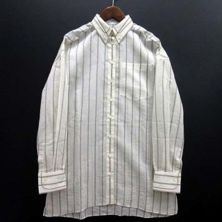 ブルネロクチネリ(BRUNELLO CUCINELLI)のブルネロクチネリ モニーレ ストライプ ボタンダウン シャツ ブラウス 長袖(シャツ/ブラウス(長袖/七分))