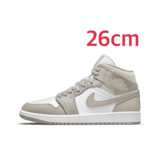 ナイキ(NIKE)の26cmナイキ エアジョーダン1 ミッド リネン Air Jordan 1(スニーカー)