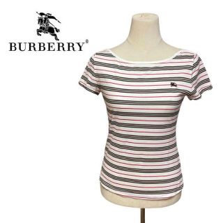 バーバリーブルーレーベル(BURBERRY BLUE LABEL)のBURBERRY BLUE LABEL バーバリー　Tシャツ　半袖　白　38(Tシャツ(半袖/袖なし))