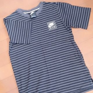 ナイキ(NIKE)のナイキ Tシャツ 半袖 ボーダー Lサイズ(Tシャツ(半袖/袖なし))