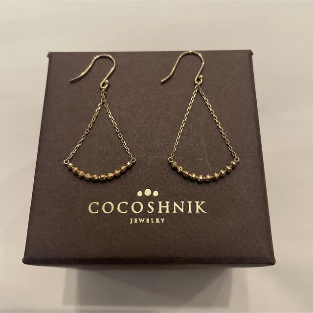 COCOSHNIK ココシュニック　イエローゴールド　ピアスココシュニック