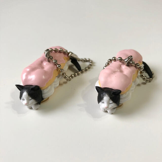 BANDAI(バンダイ)のねこcafe カプセルトイ ガチャガチャ キーホルダー エンタメ/ホビーのフィギュア(その他)の商品写真