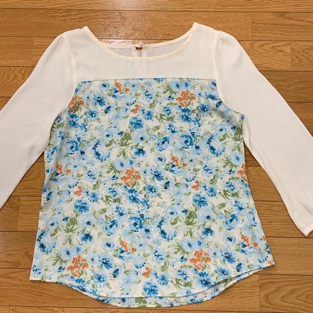 N.Natural beauty basic - 長袖花柄トップスの通販 by m's shop|エヌ