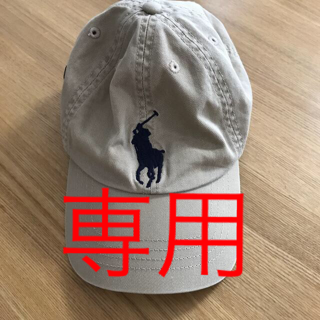 POLO RALPH LAUREN(ポロラルフローレン)のラルフローレン　キャップ　ベージュ レディースの帽子(キャップ)の商品写真