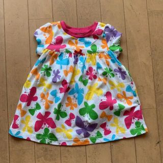 カーターズ(carter's)の新品 カーターズ  半袖　ワンピース 60-70cm ベビー服　夏服　出産　1(Ｔシャツ)