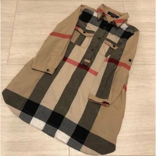 バーバリー(BURBERRY)のバーバリー　シャツワンピース　ワンピース　チュニック(ワンピース)