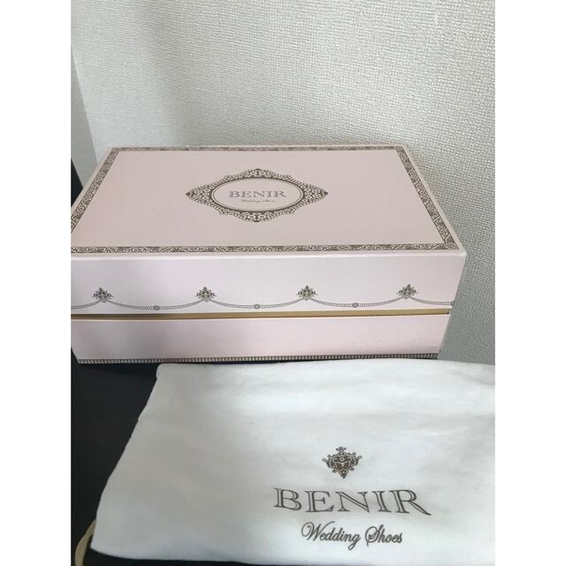 BENIR ベニル　ウェディングシューズ　37(23.5cm) 12cmヒール 5